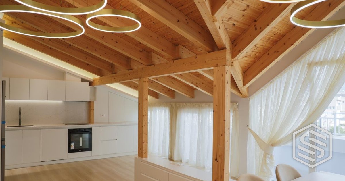 One-bedroom apartment on the top floor at Wilson Square, Tirana